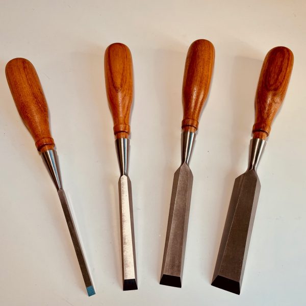 Luban Bevel-edge Socket Chisels, Set Of 4 • The Woodworking Club